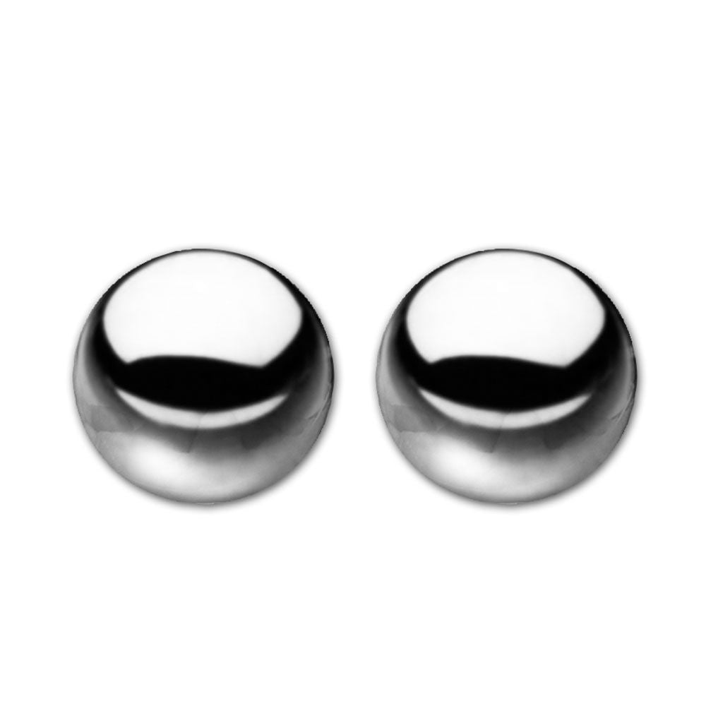 Sex & mischief 100% stainless steel balls - nipple clamps - Product front view  | Flirtybay.com.au